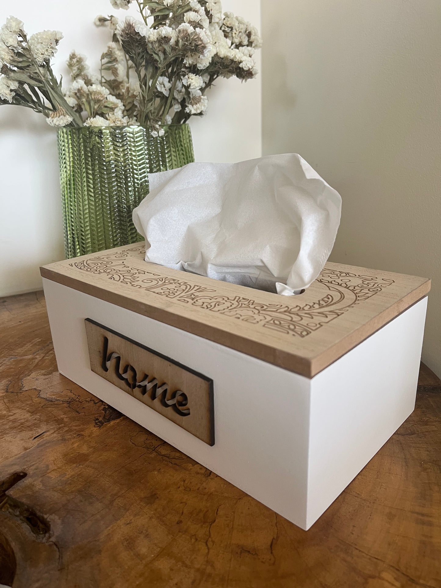 Wooden Tissue Box