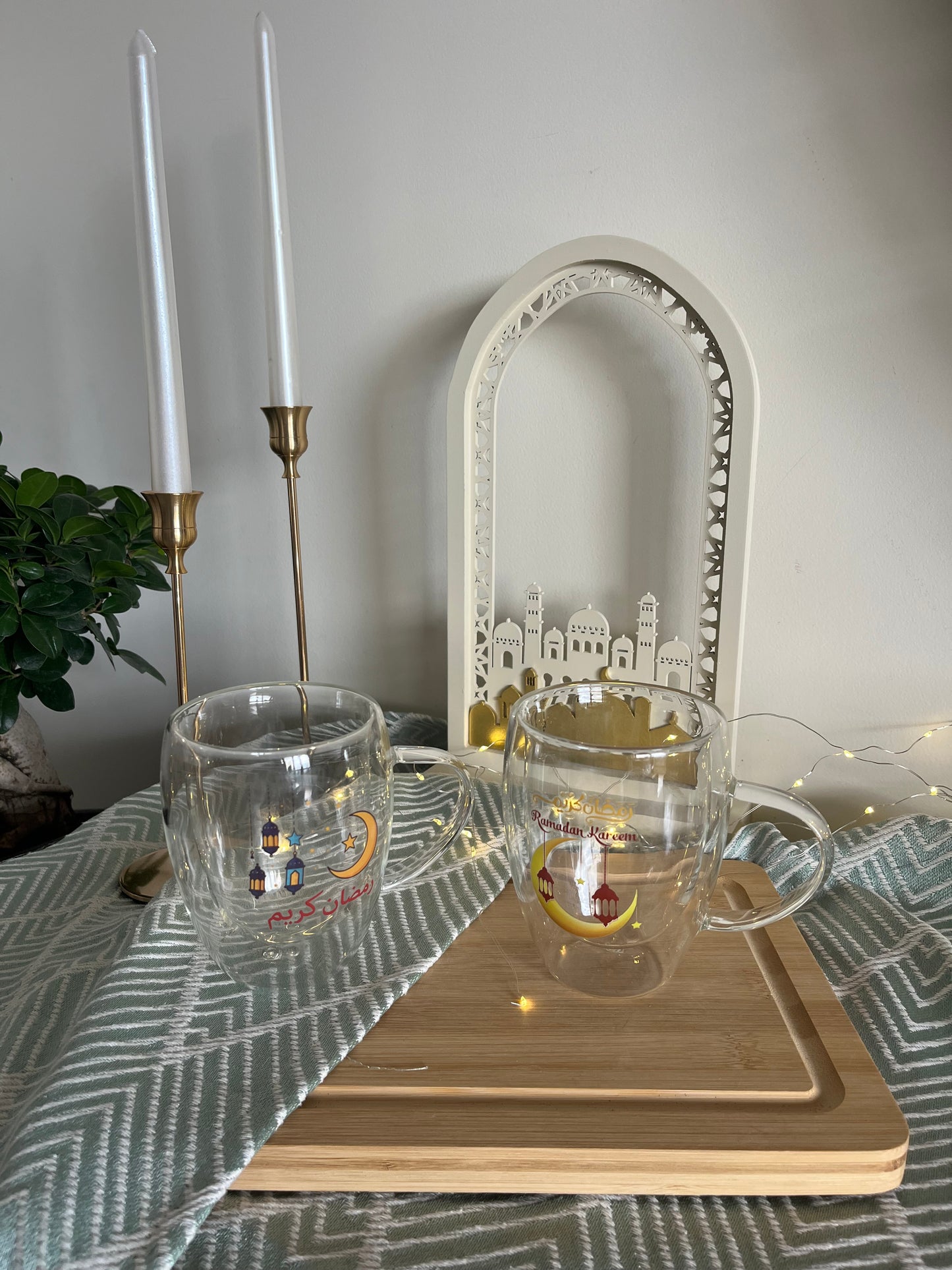 Ramadan Double Glass Mug