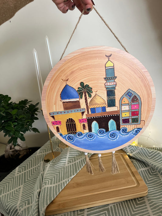 Ramadan Wood Colorful Wall Decoration
