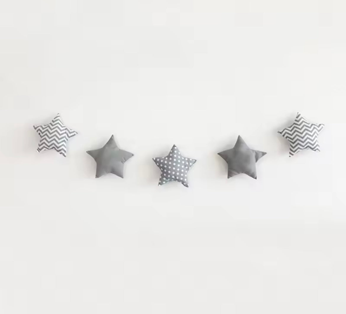 Fabric Stars Garland