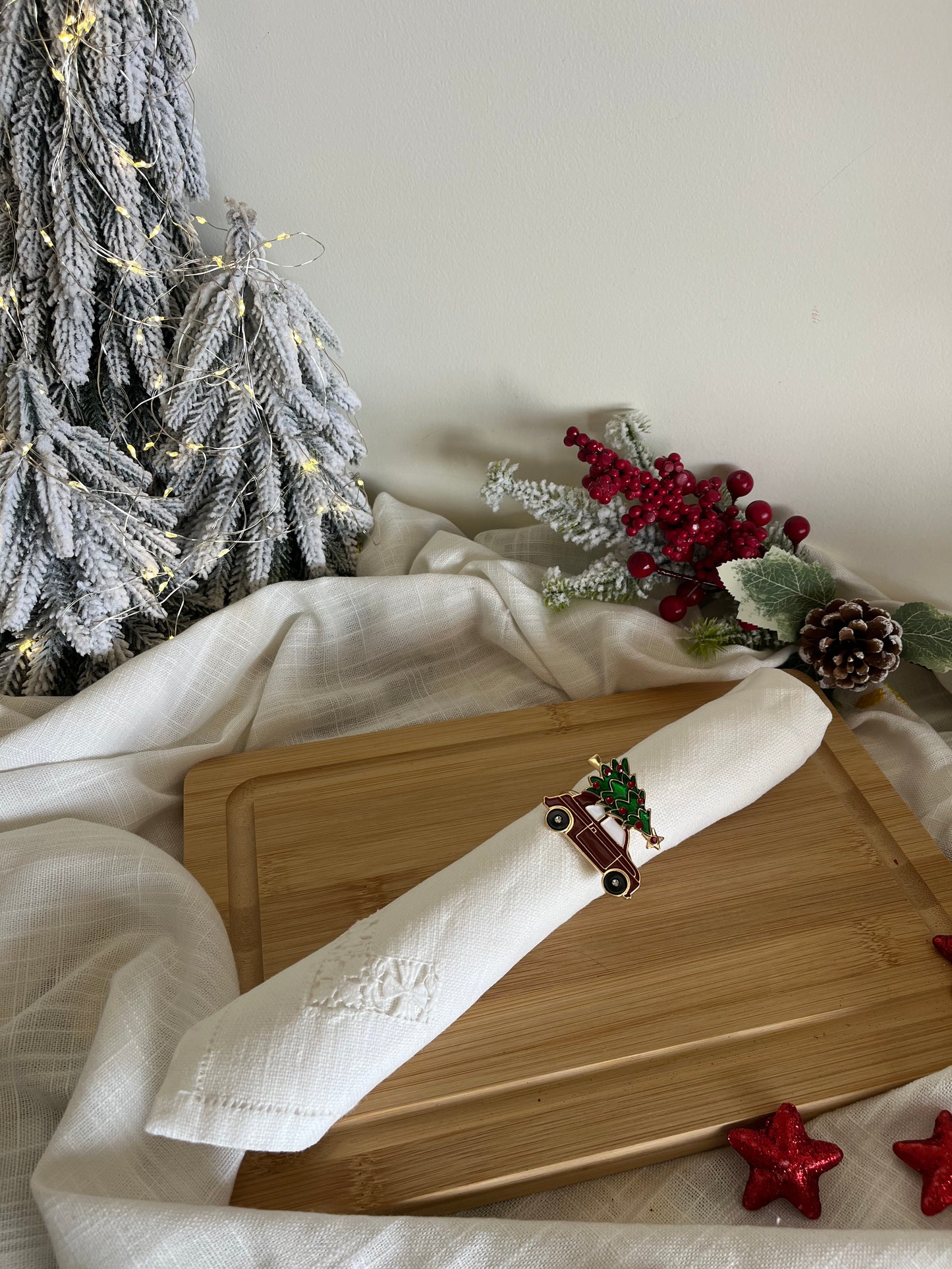 Christmas Car Napkin Rings