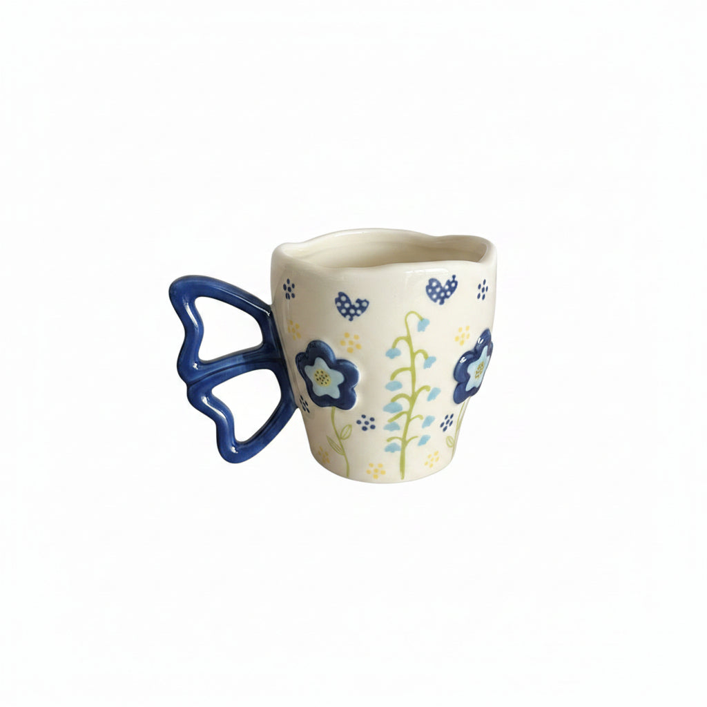 Blue butterfly Mug