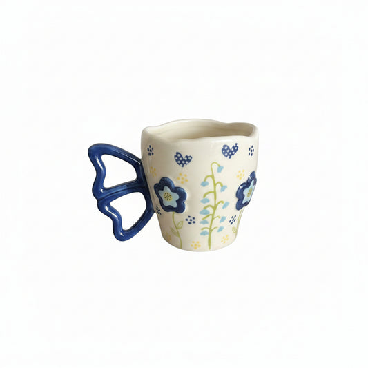 Blue butterfly Mug