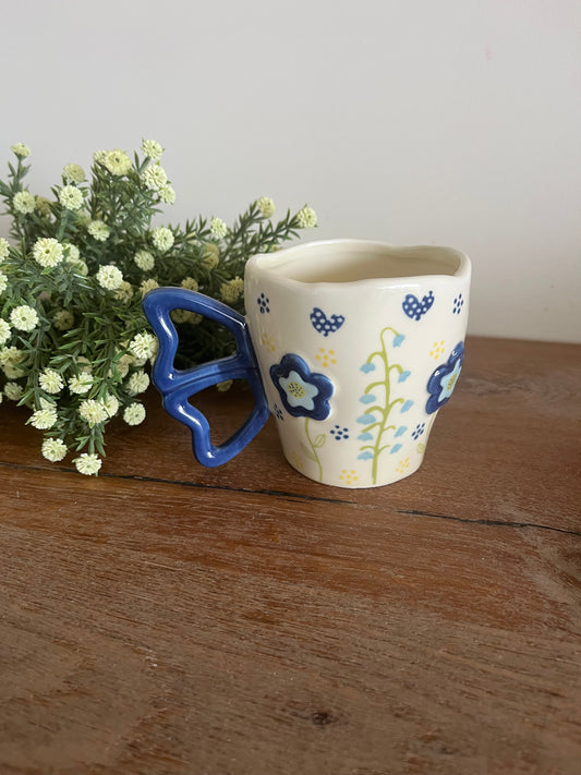 Blue butterfly Mug