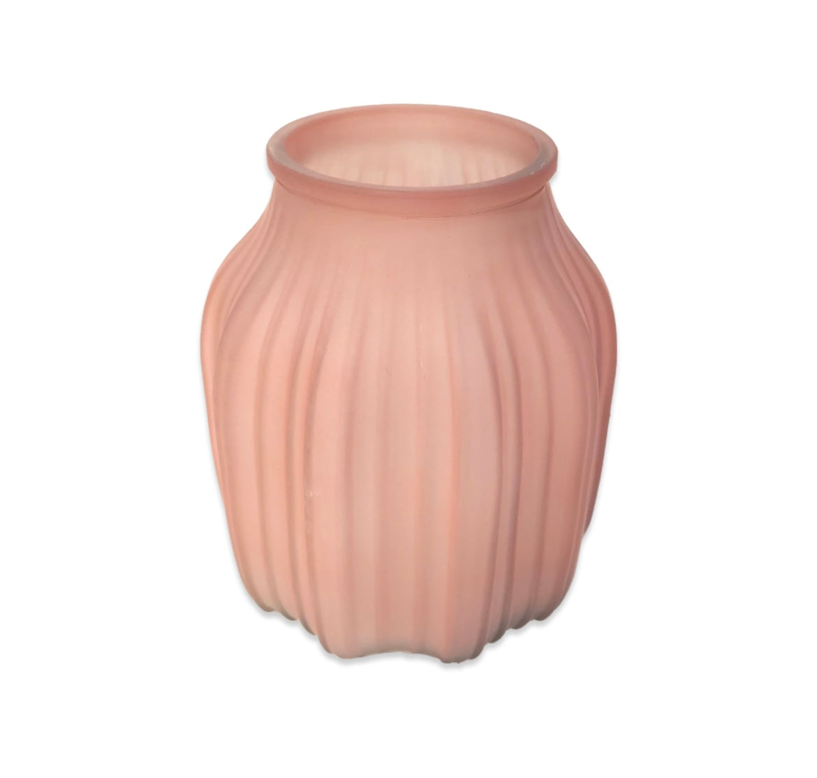 Short Matte Glass Vase
