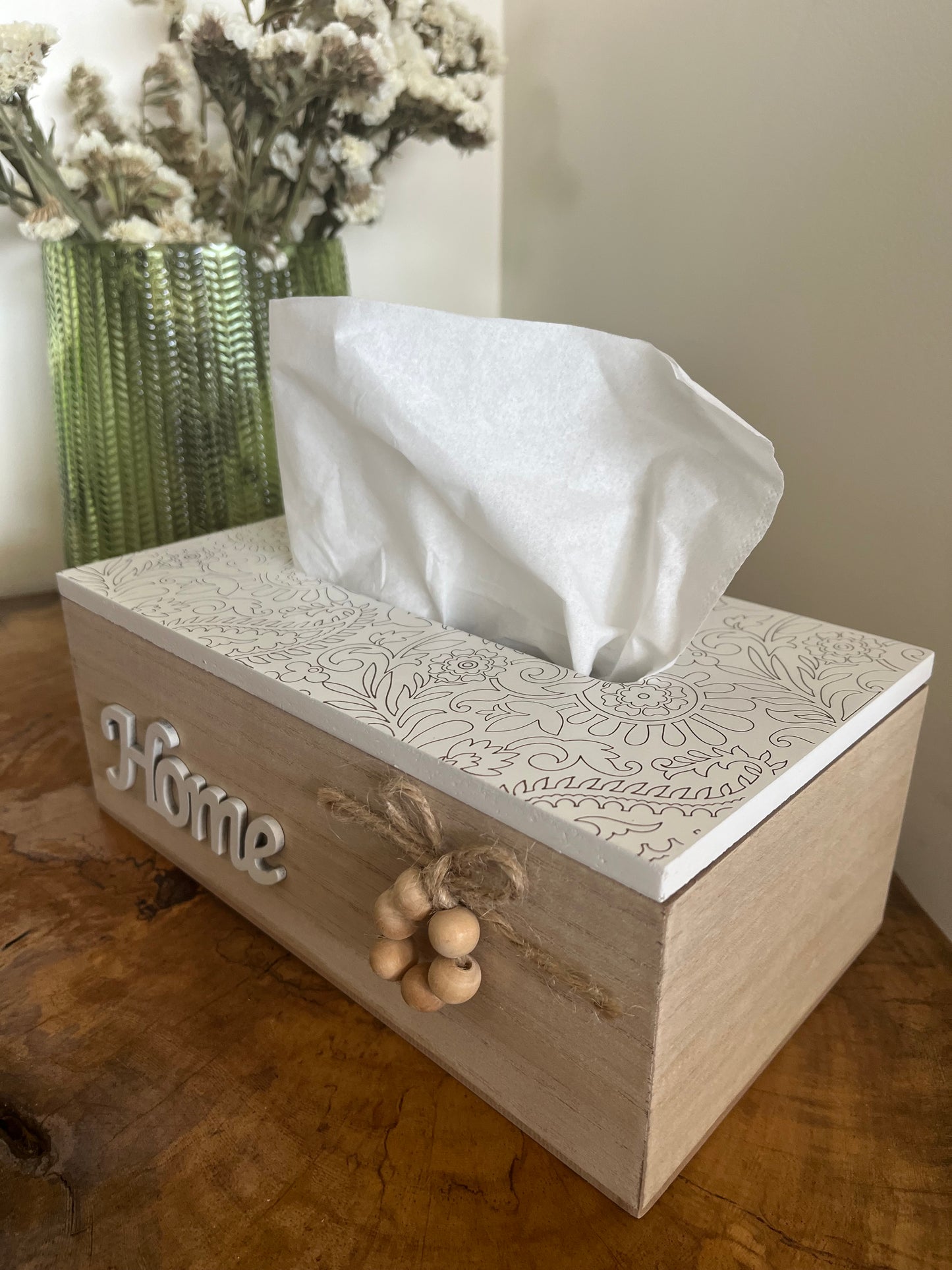 Wooden Tissue Box