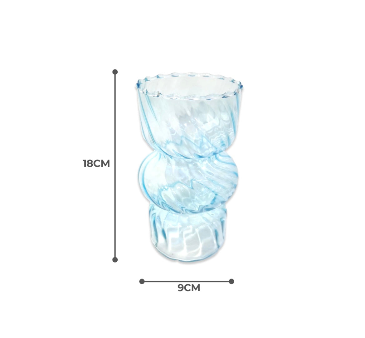 Swirl Glass Vase