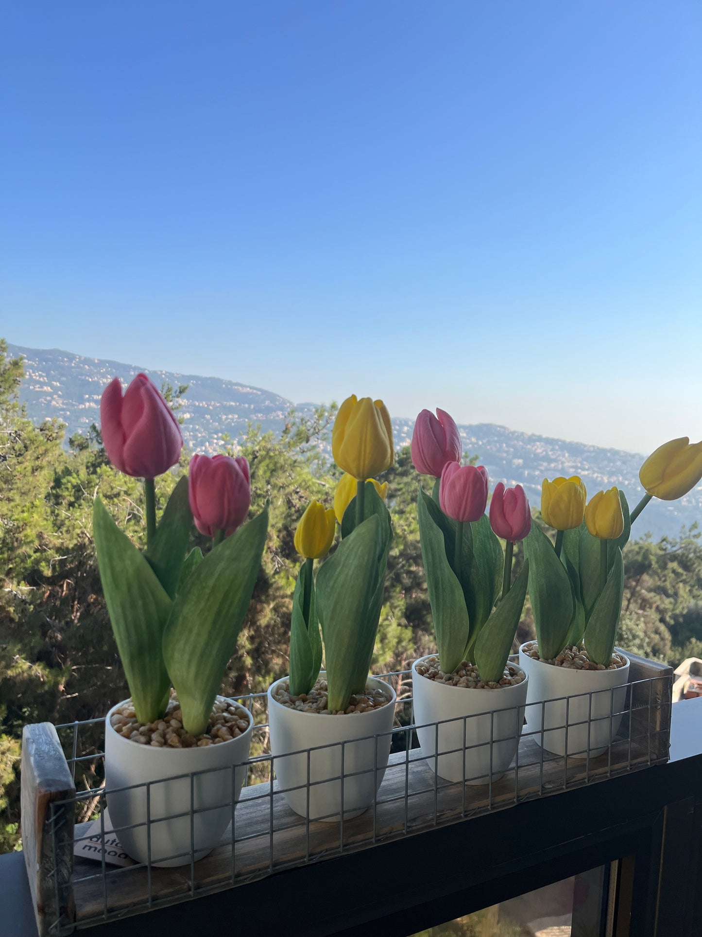 Artificial Tulip Pot