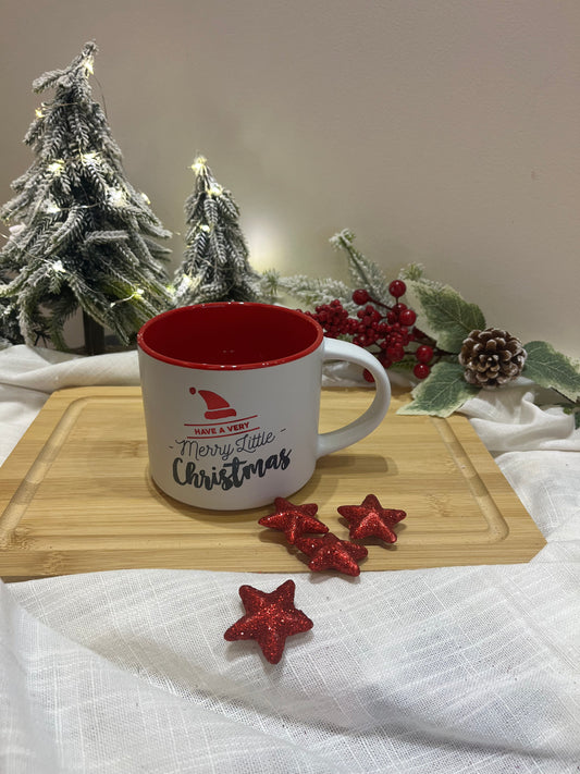 Christmas White & Red Mug