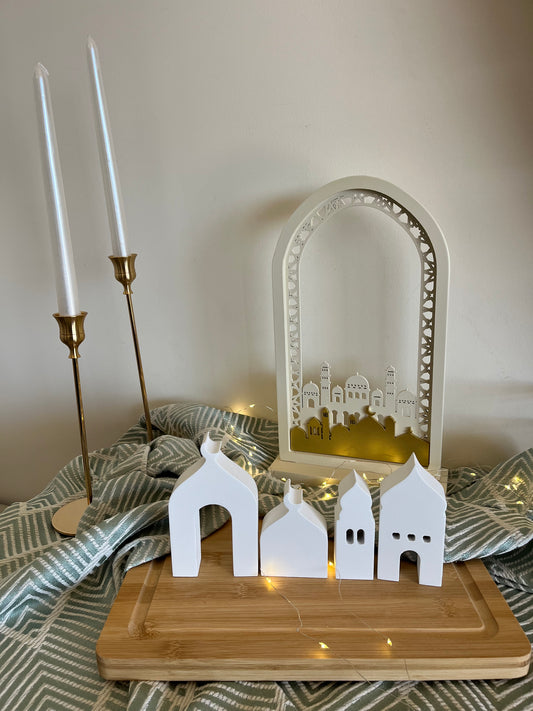Ramadan Mosque Wood Set