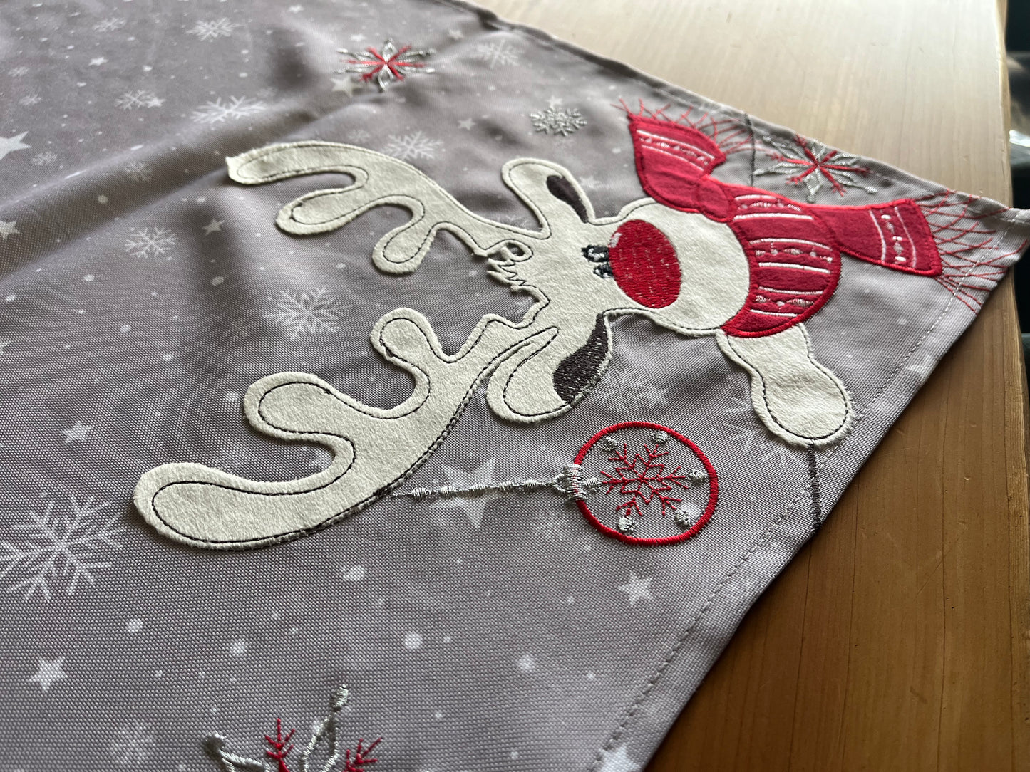 Christmas Reindeer Table Cloth