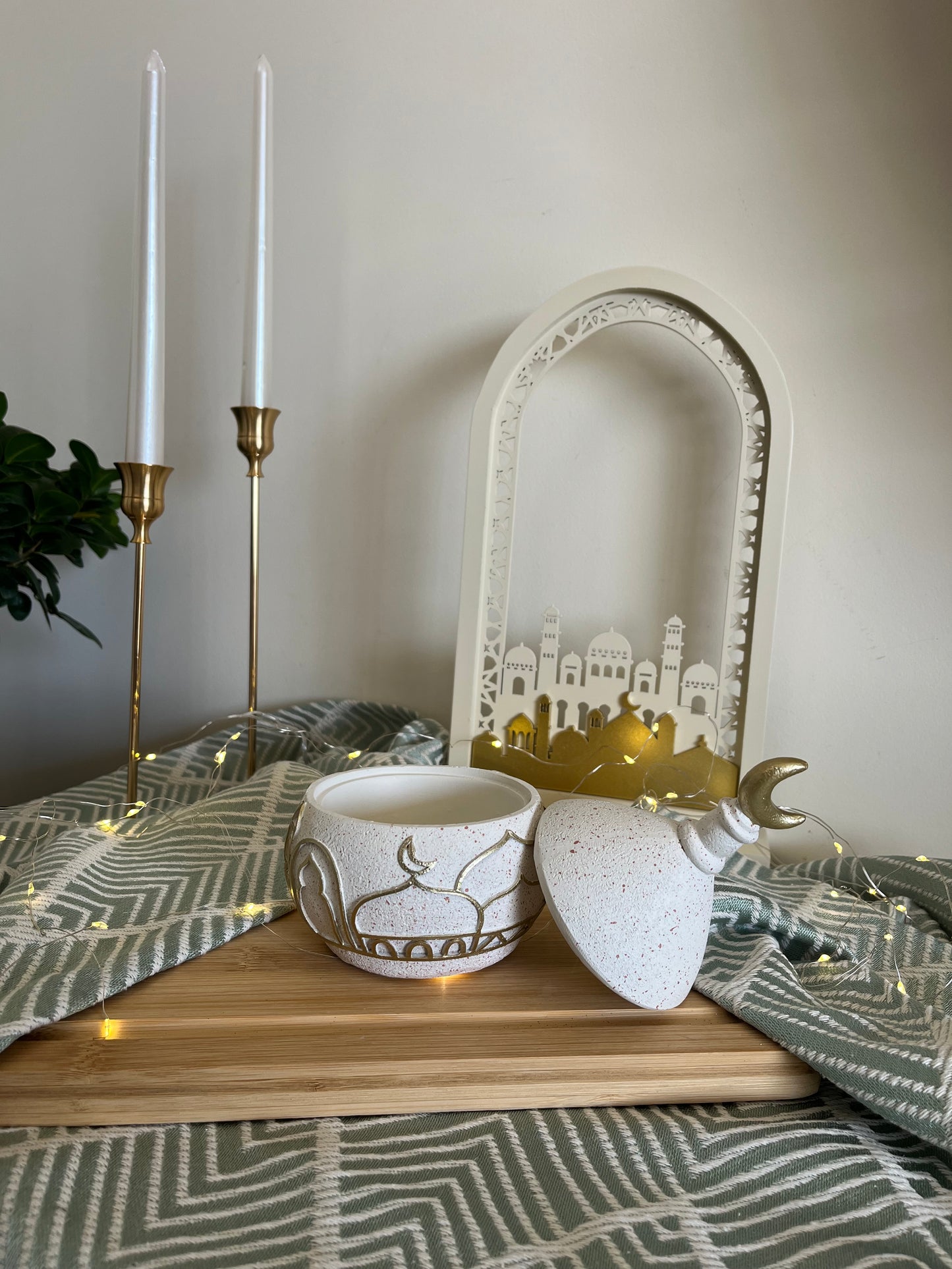 Ramadan Covered Small Resin Plate