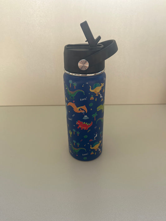 Kids Straw Stainless Bottle 500ml