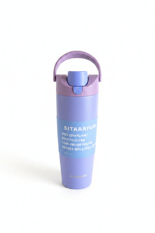 Sitarayuri Insulated Straw Bottle 900ml