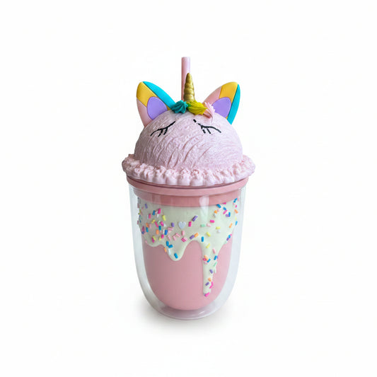 Unicorn 3D Straw Cup