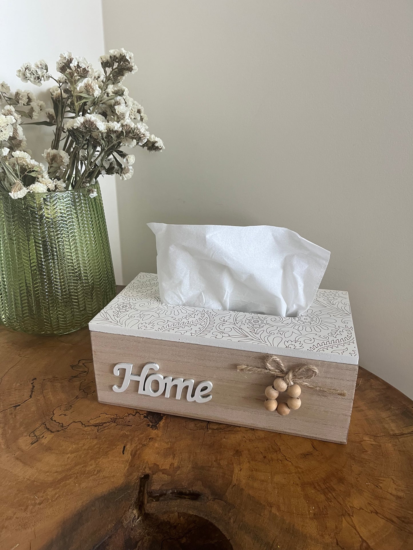 Wooden Tissue Box