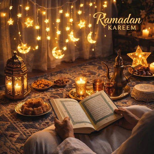 Ramadan Hilal & Stars Lights (Yellow lights)