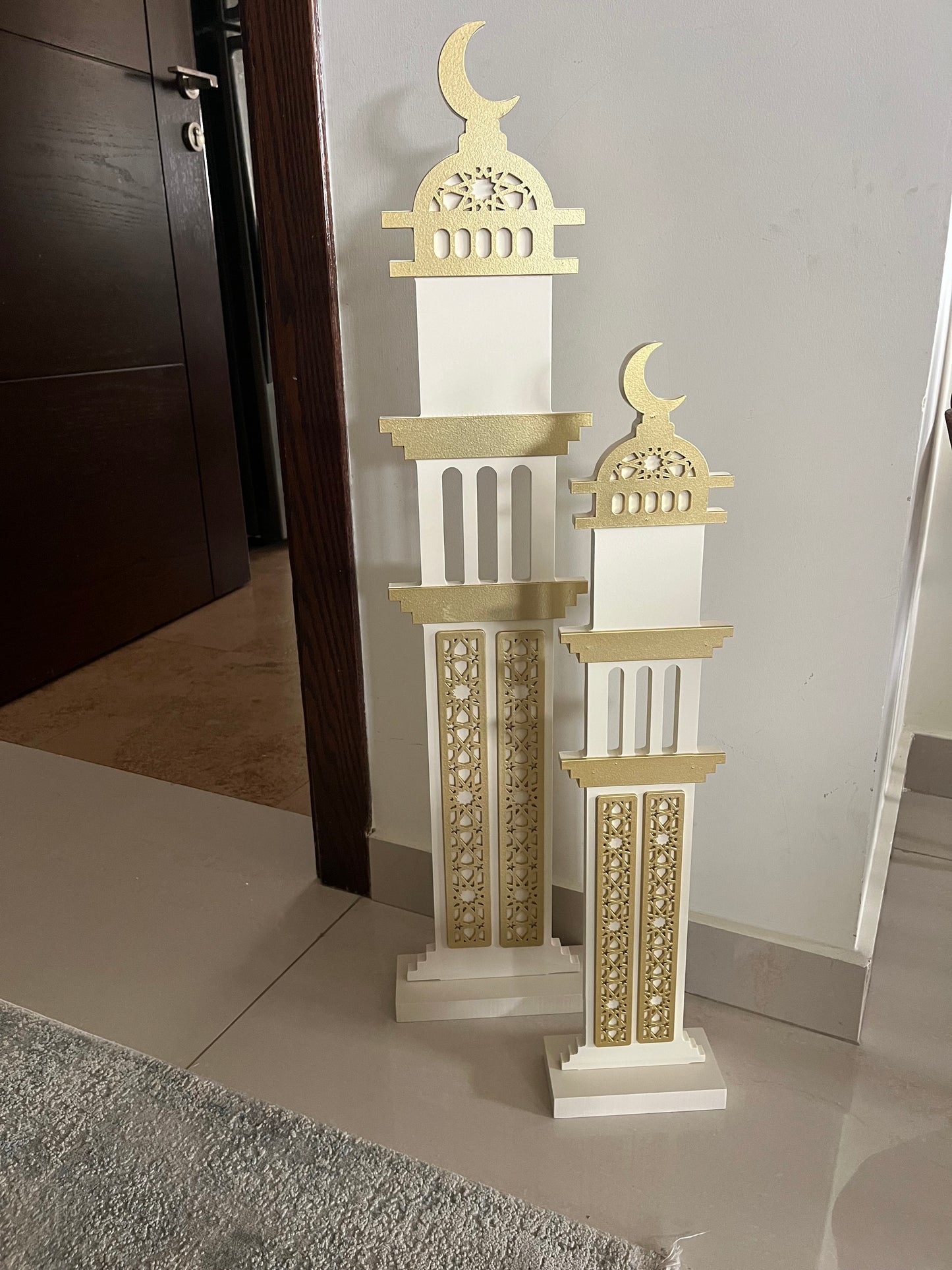 Ramadan Wooden Minarets Set