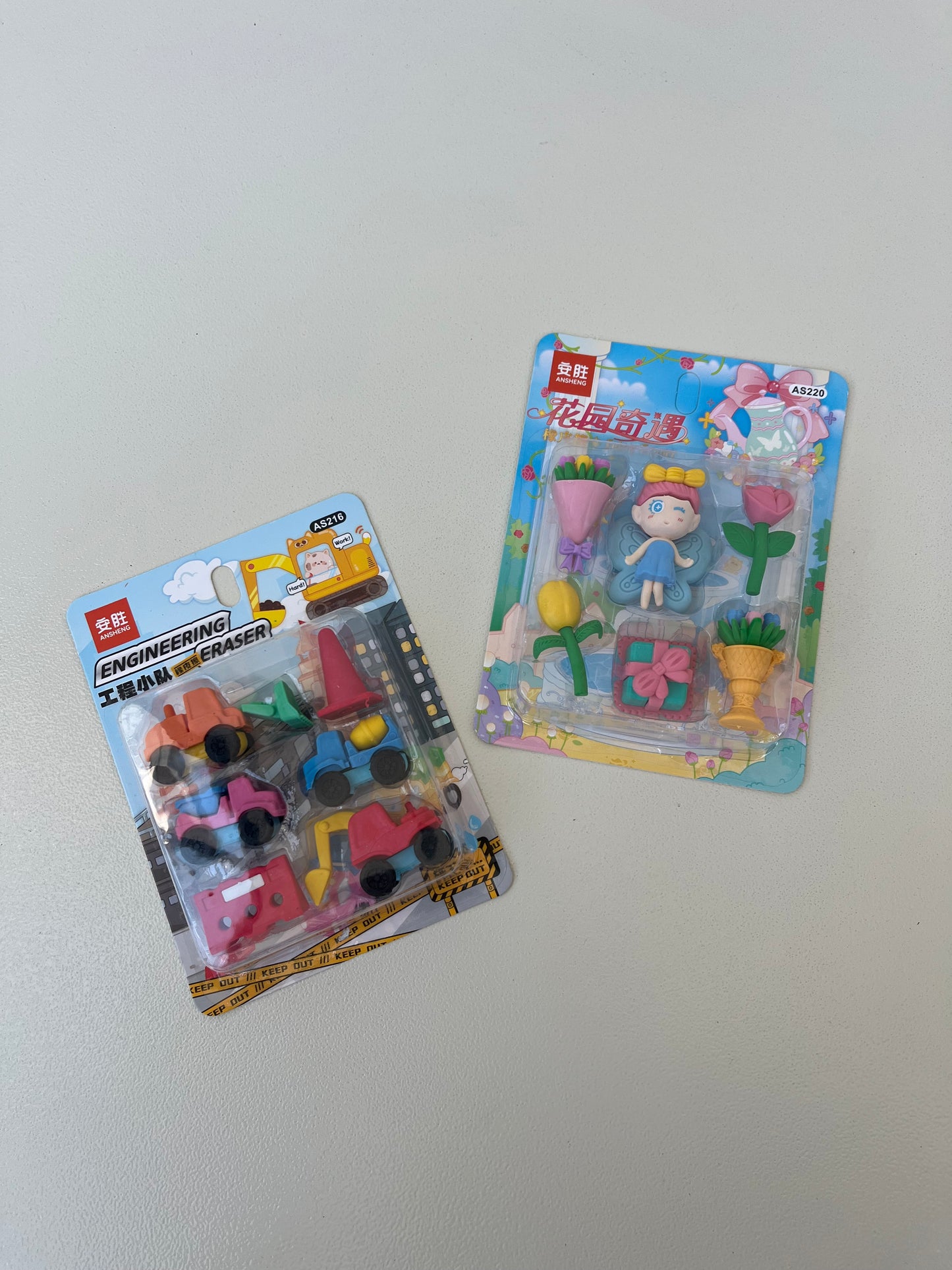 Trucks Eraser Set of 6