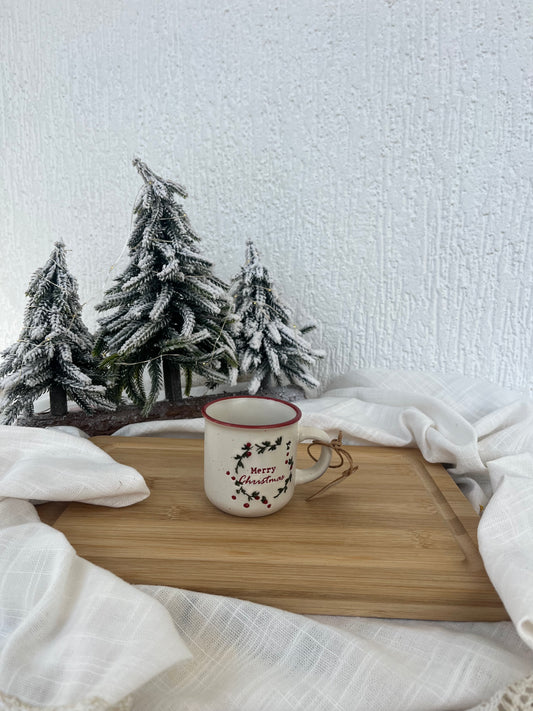 Christmas Coffee / Espresso Cups with engraved message