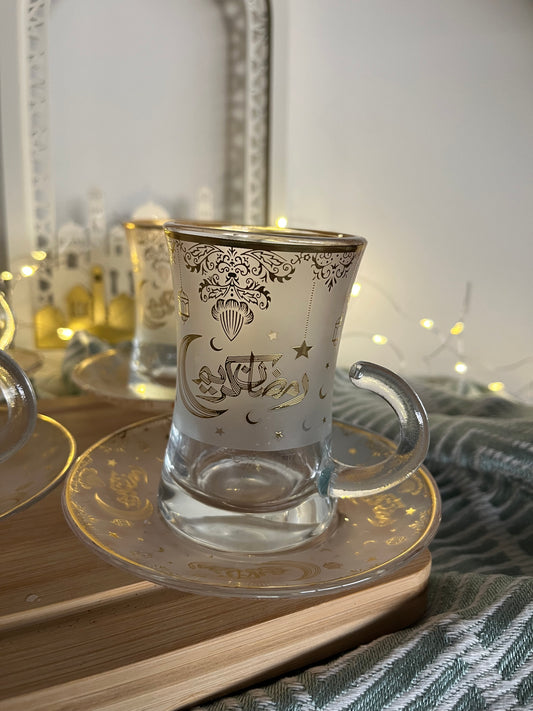 Ramadan Set of 6 Tea/Coffee cups & saucers