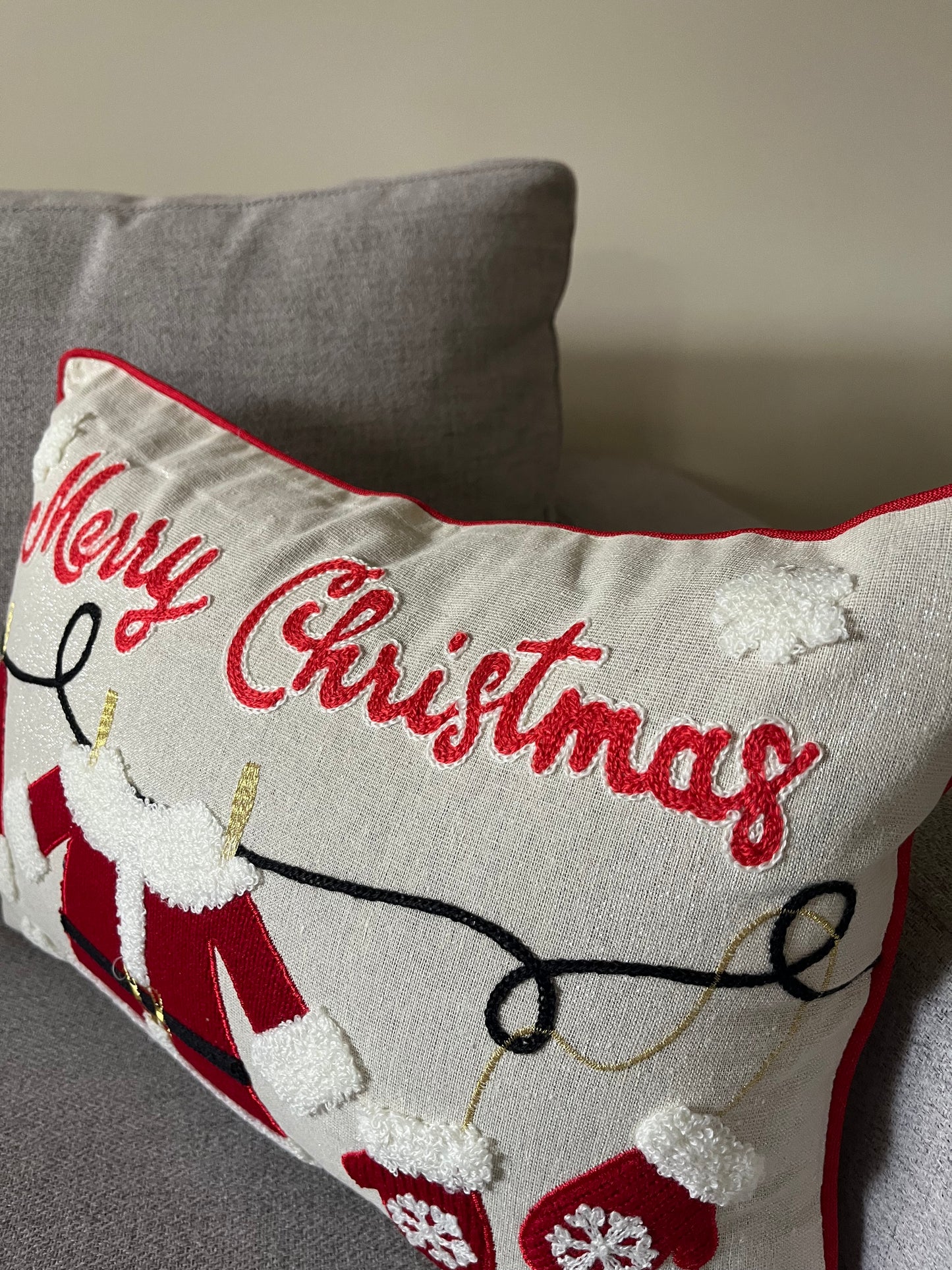 Christmas Santa Clothes Cushion Cover 30x50cm
