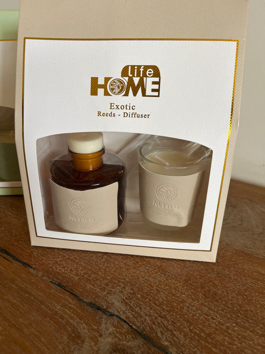Diffuser & Scented Candle Set