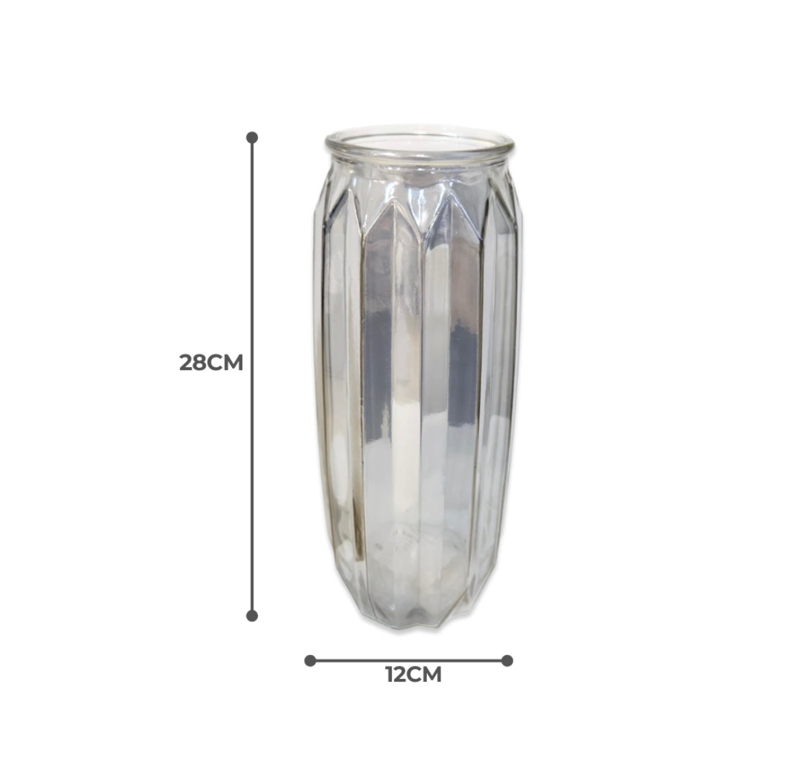 Transparent Glass Vase