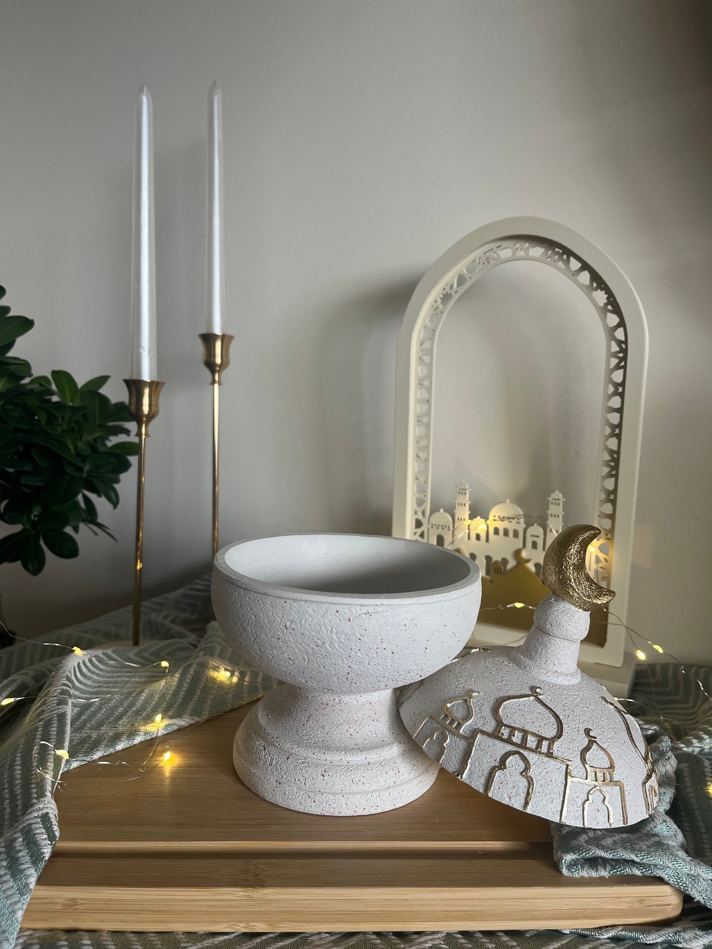 Ramadan Covered Resin Plate