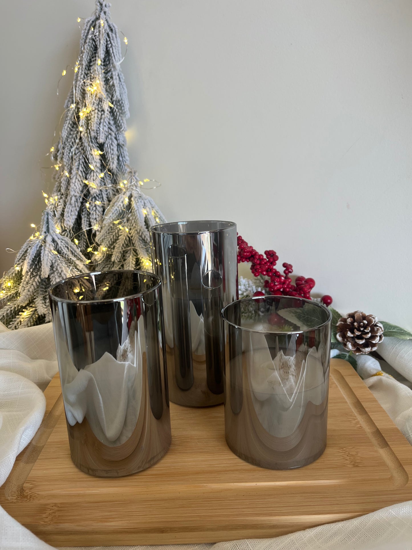 Grey Electric Candle