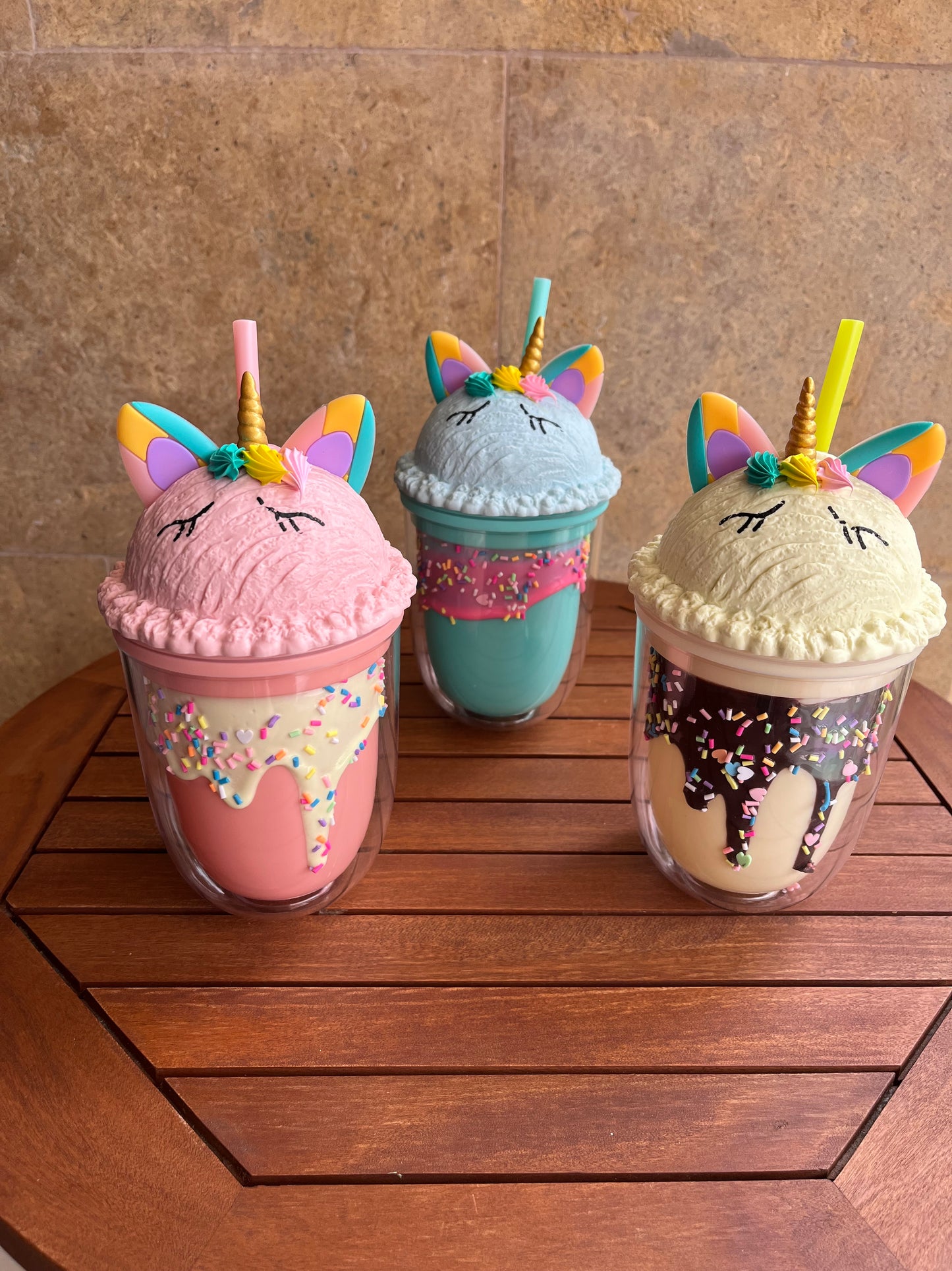 Unicorn 3D Straw Cup