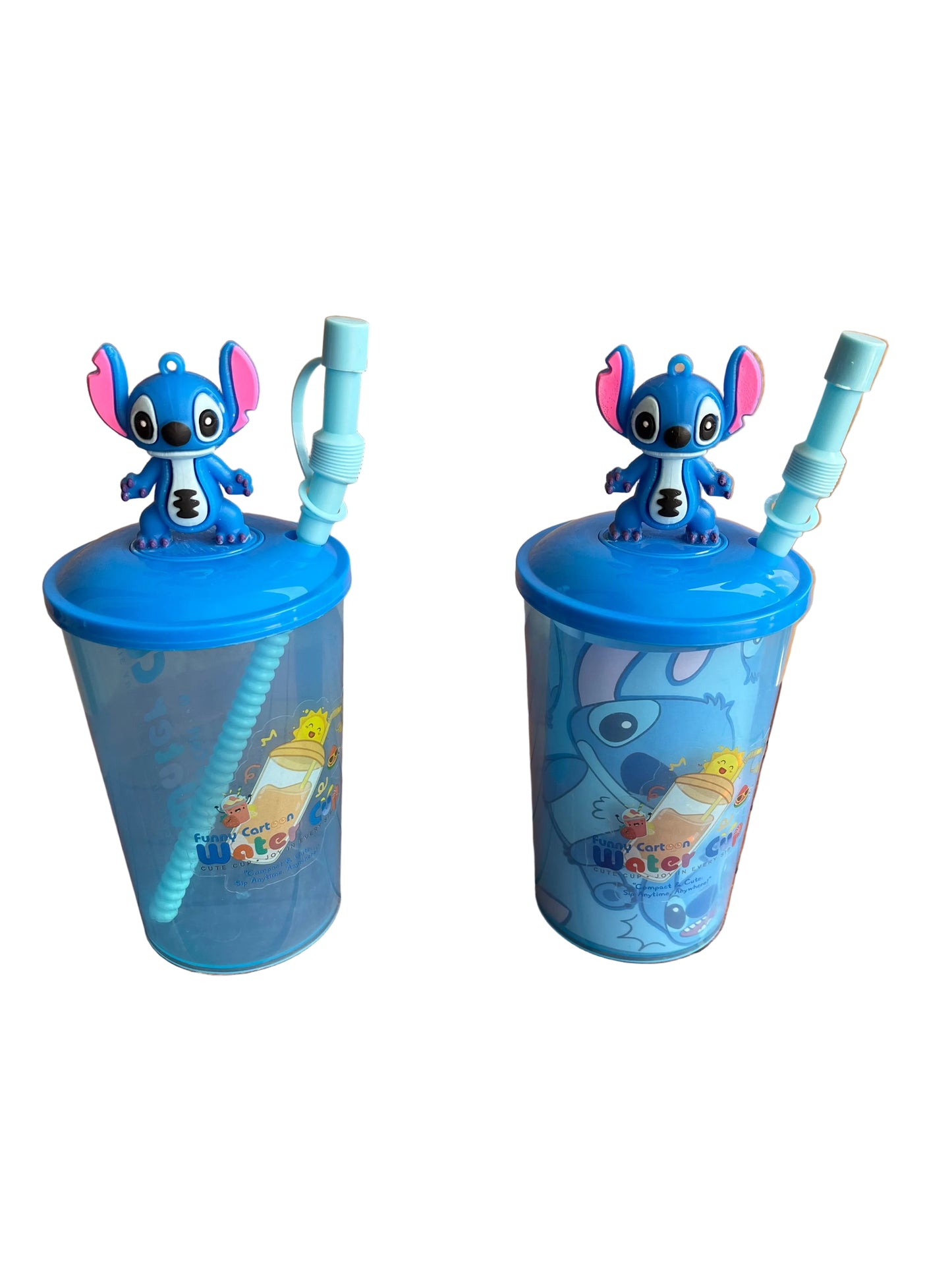 Stitch Plastic Straw Cup