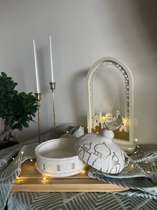 Ramadan Covered Resin Plate