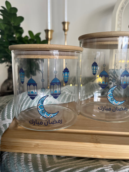 Ramadan Set of 3 Glass Jars