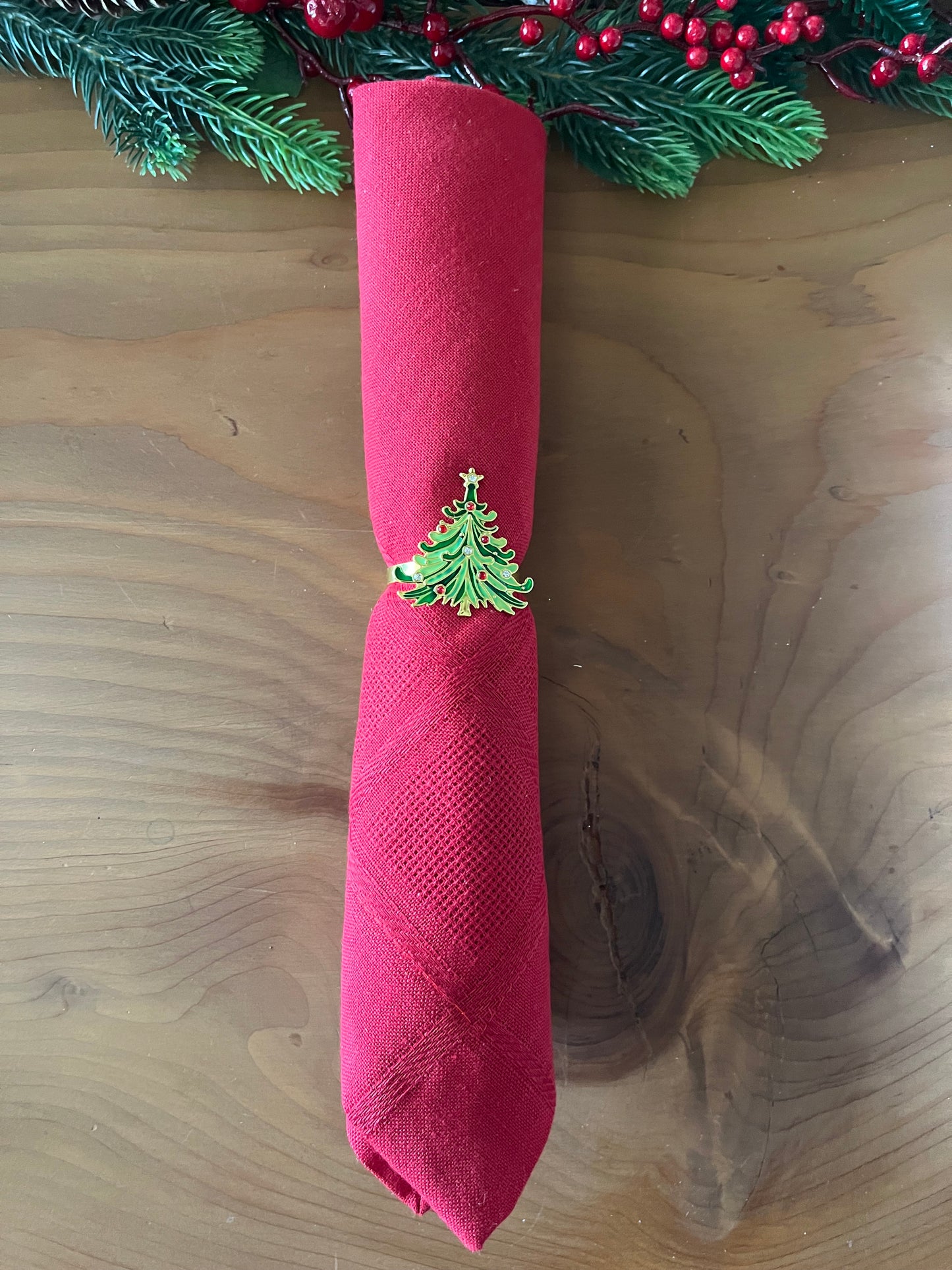 Fabric Red Napkin 45x45cm