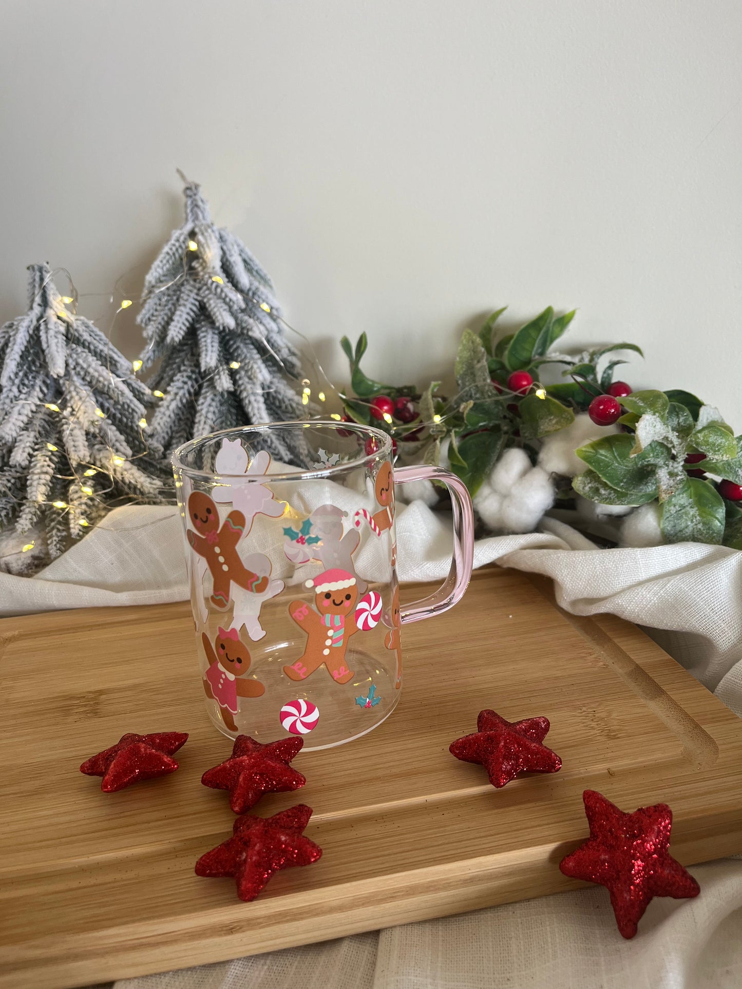 Christmas Glass Mug