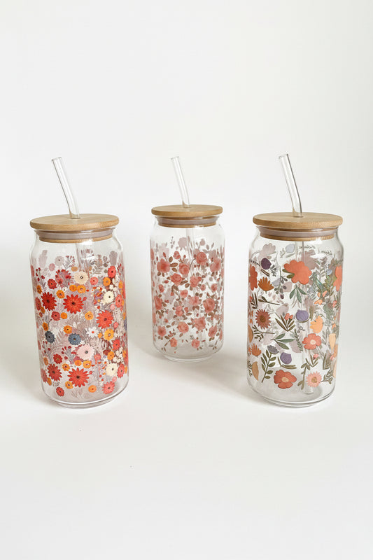 Printed Iced Coffee Straw Cup