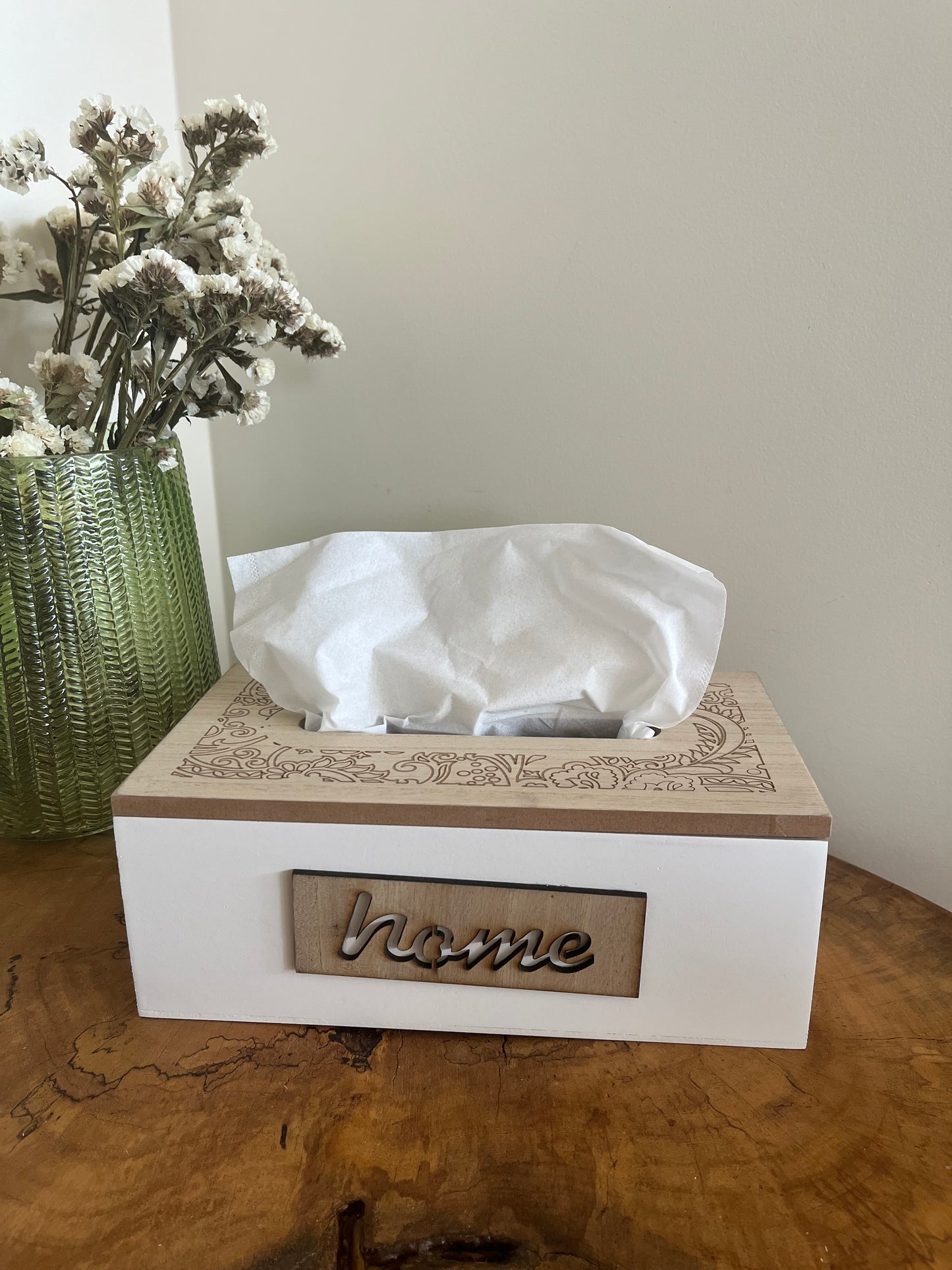 Wooden Tissue Box