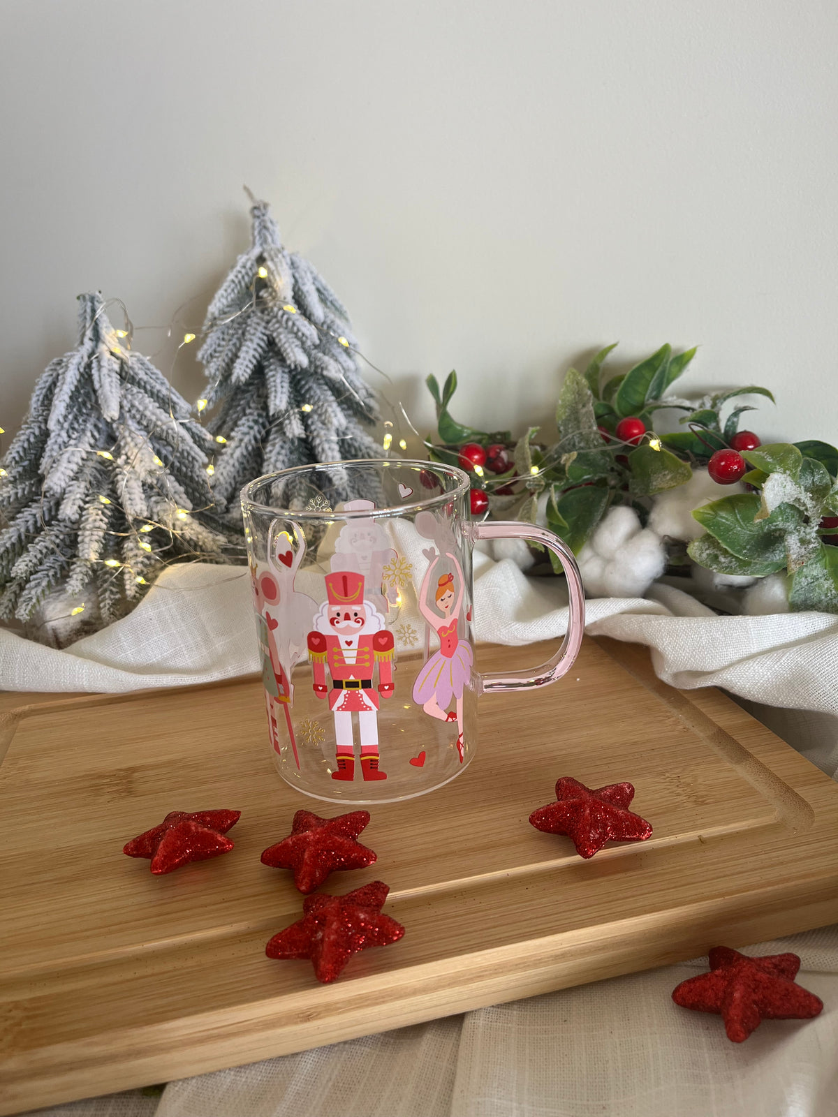 Christmas Glass Mug