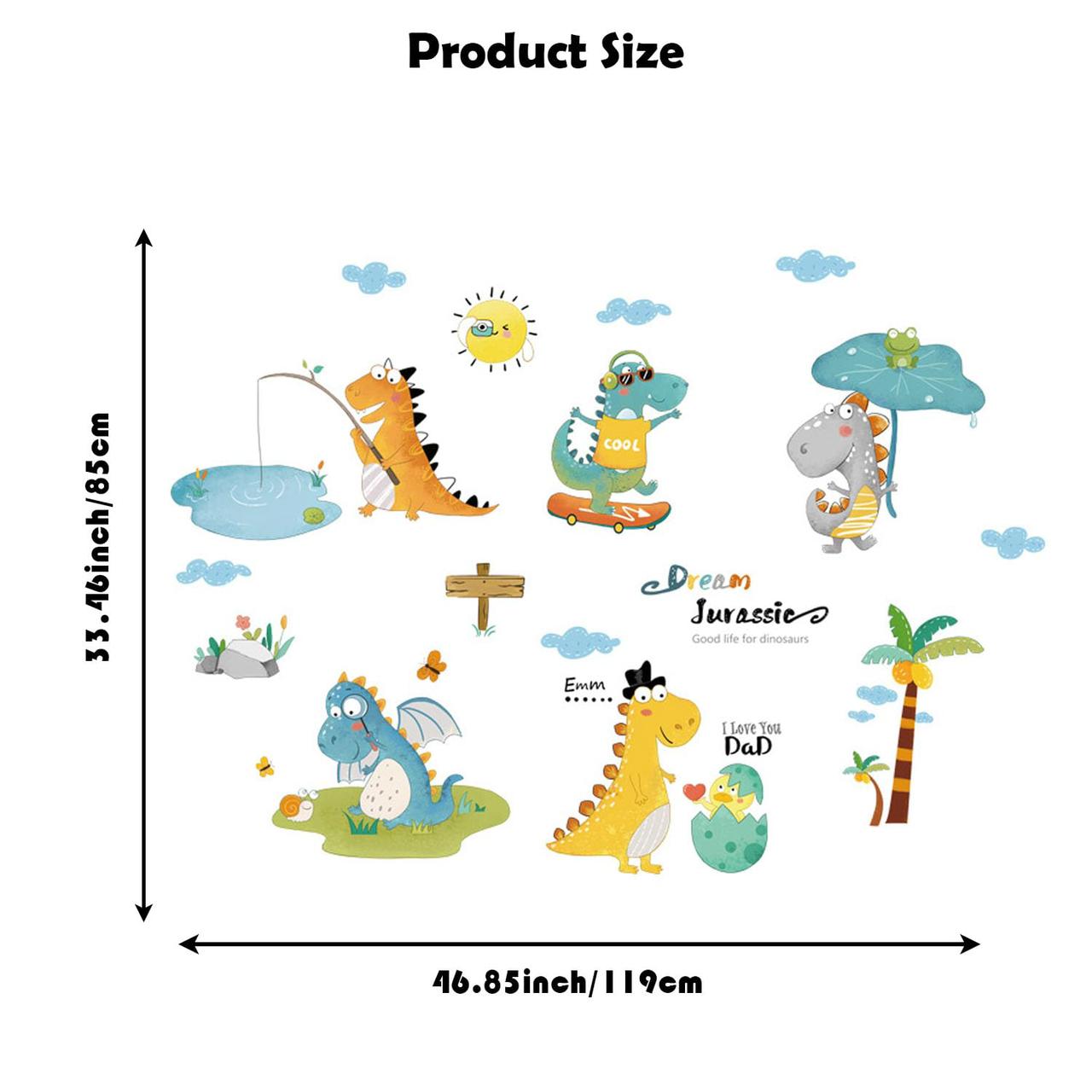 Cool Dinosaurs Wall Decal