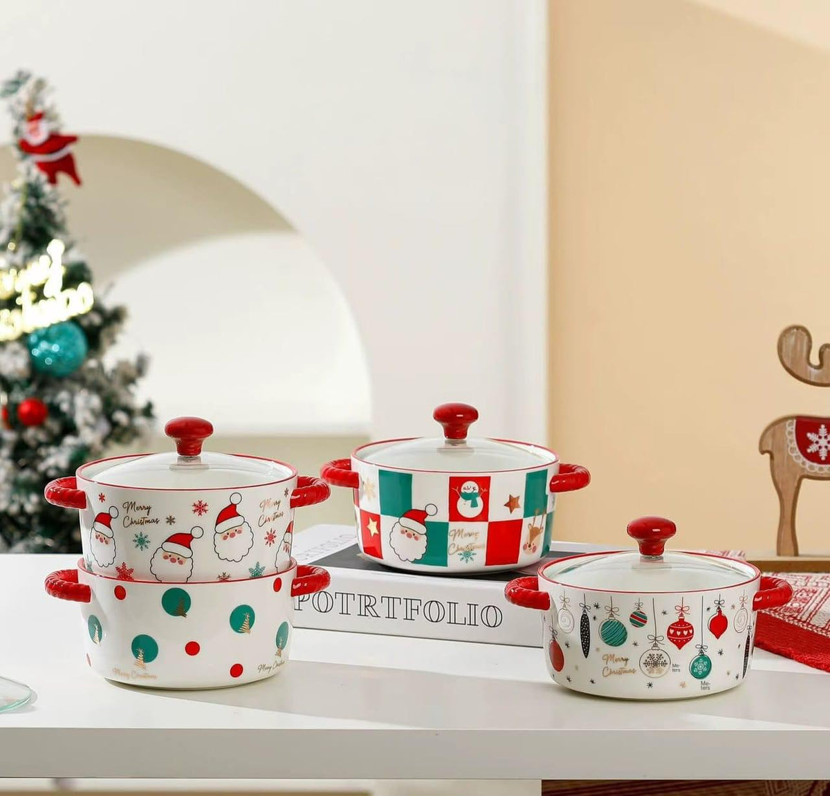 Christmas Ceramic Small Pot