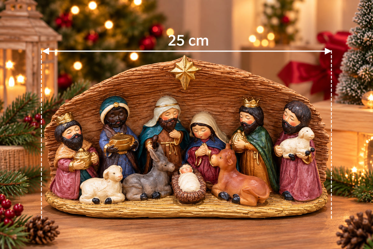 Christmas Nativity 25cm