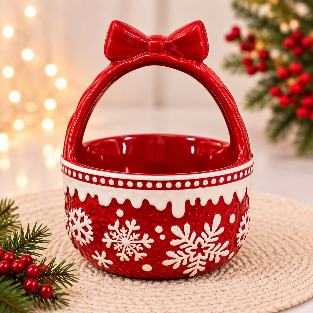 Christmas Ceramic Large Bowl