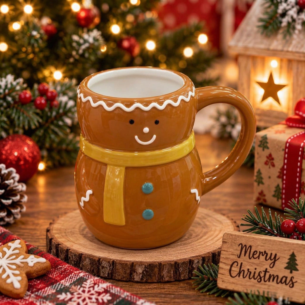 Christmas Gingerbread Ceramic Mug