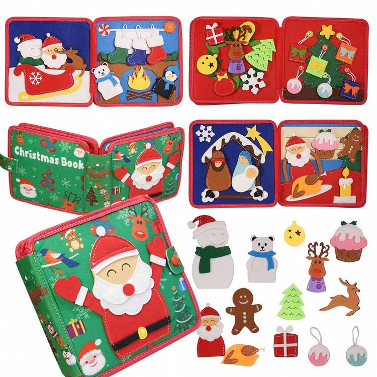 Christmas Kids Soft Busy Book