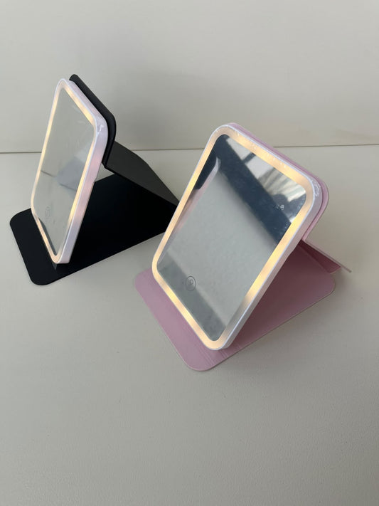 Tablet Mirror With Light Rechargeable