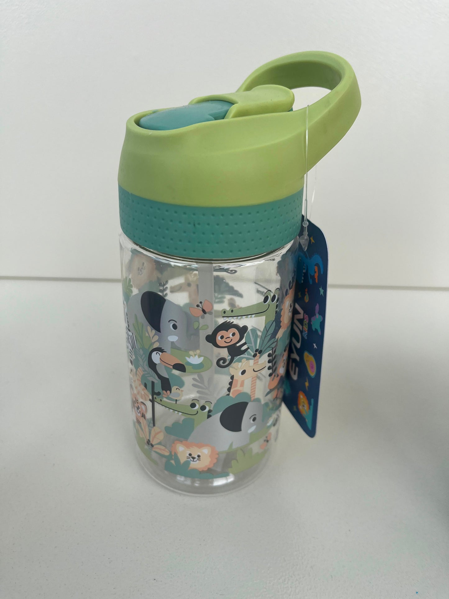 Kids Plastic Straw Bottle