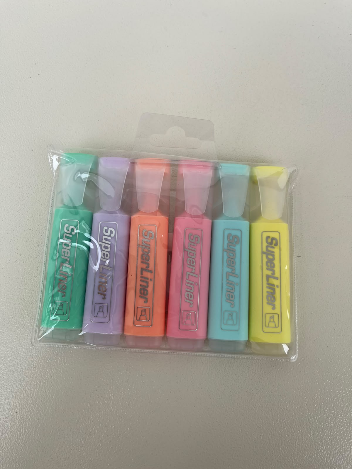 Pastel Highlighters 6 pieces set