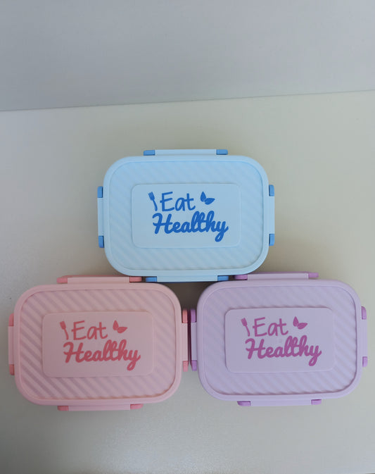 “Eat Healthy” Stainless Lunchbox