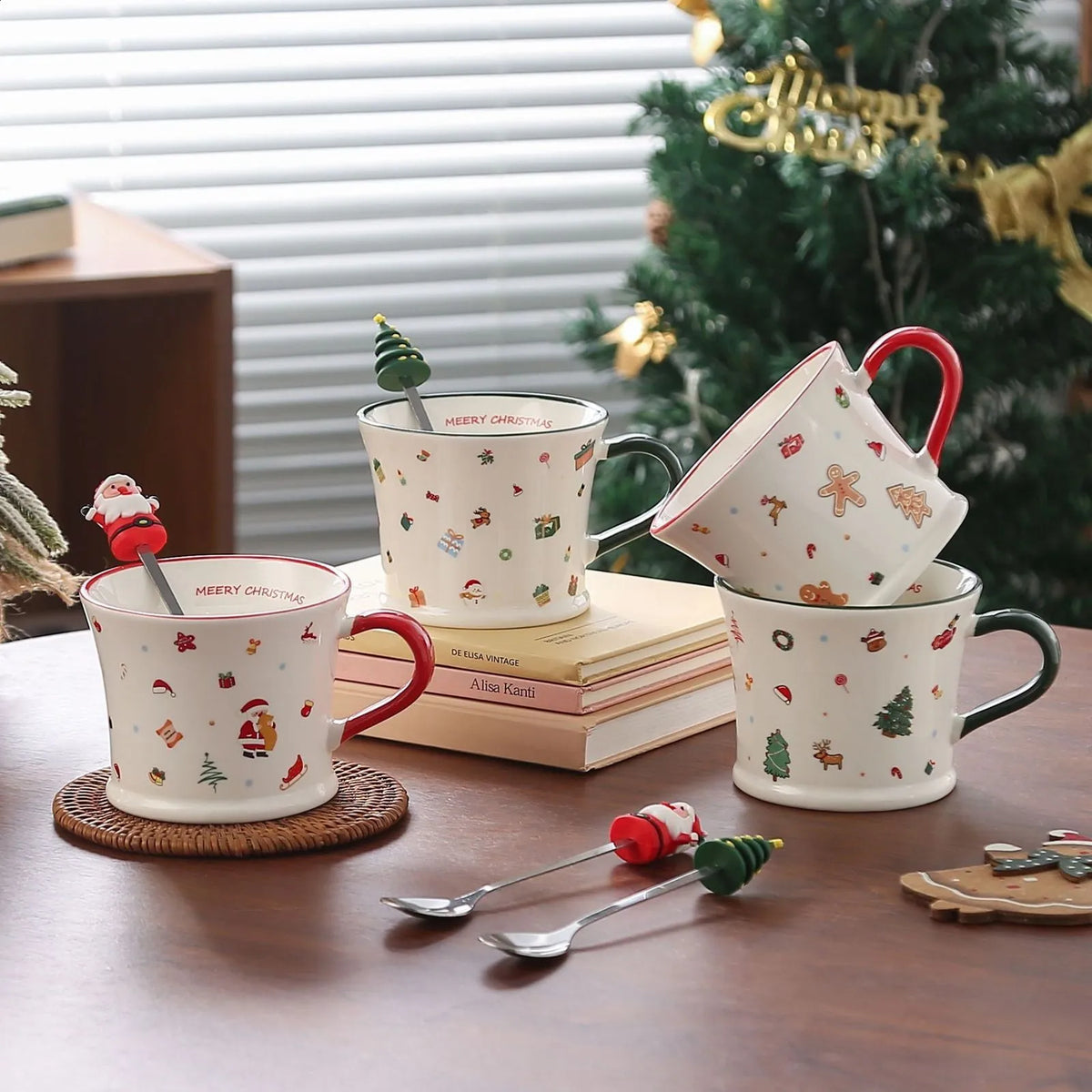 Christmas Mug With Spoon
